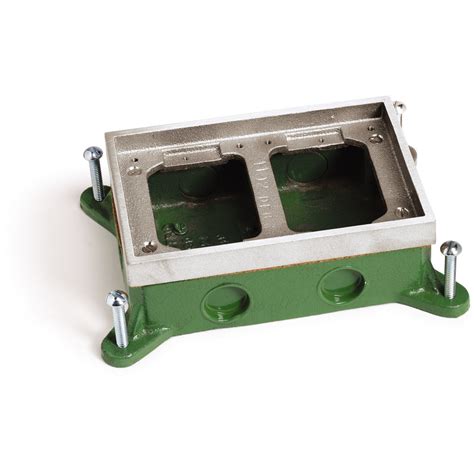 shallow concrete floor electrical box|concrete floor boxes.